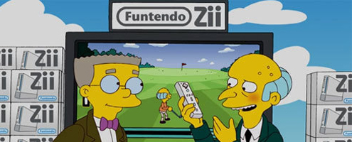 La Nintendo Wii dans un épisode des Simpsons