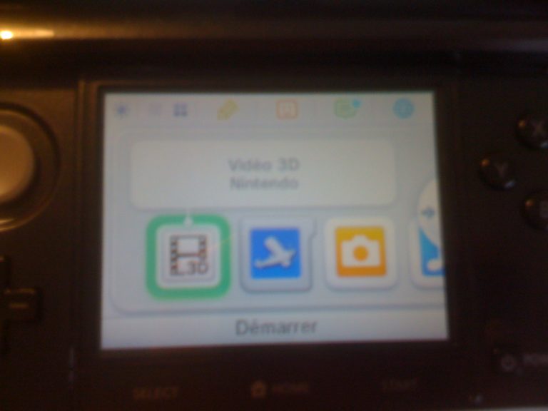 Première mise à jour pour la 3DS (Mise à jour avec photos)