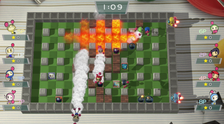 Super Bomberman R 30 FPS et lobby Online confirmés