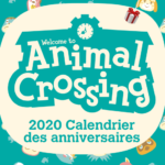 Calendrier des anniversaires Animal Crossing à imprimer
