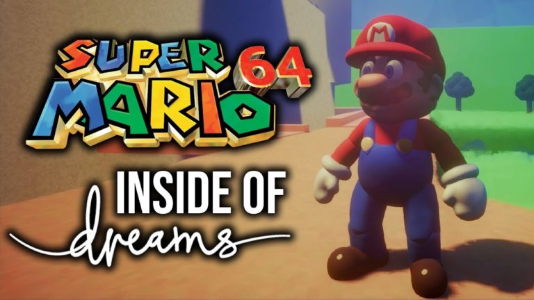 Dreams sur PS4 innondé de jeux Super Mario
