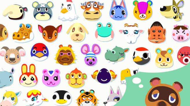 383 villageois animaliers différents dans Animal Crossing: New Horizons