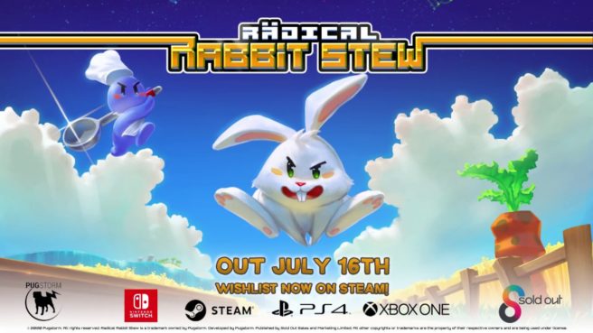 Radical Rabbit Stew le 16 Juillet sur Switch