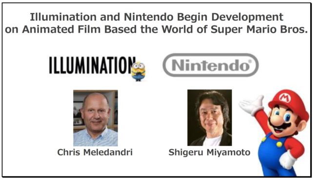 Miyamoto raconte l’histoire de sa rencontre avec le PDG d’Illumination, la décision de faire un film d’animation de Mario