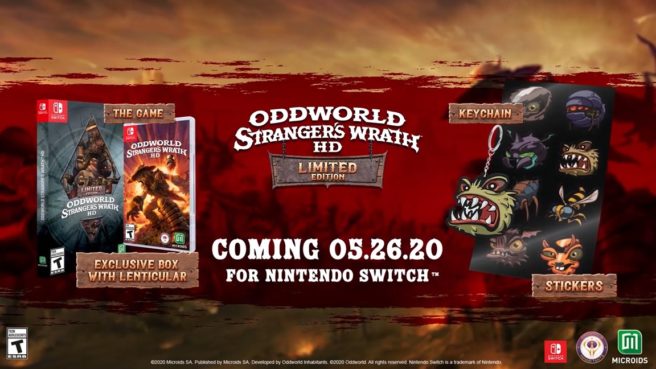 Oddworld : Stranger’s Wrath HD sortie physique sur Switch en mai