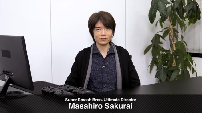 Sakurai parle du coronavirus qui pourrait avoir un impact sur le développement et les annonces de Smash Bros. Ultimate DLC