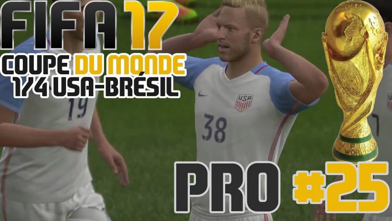 ⚽⚽ FIFA 17 Carrière JOUEUR PRO JK – Coupe Du Monde FIFA 2018 USA-BRESIL QUARTS de finales #25