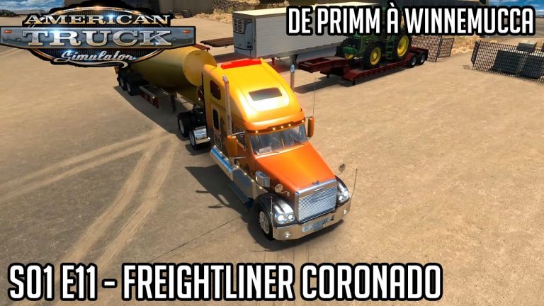 American Truck SImulator – Freightliner Coronado De Primm à Winnemucca S01 E11