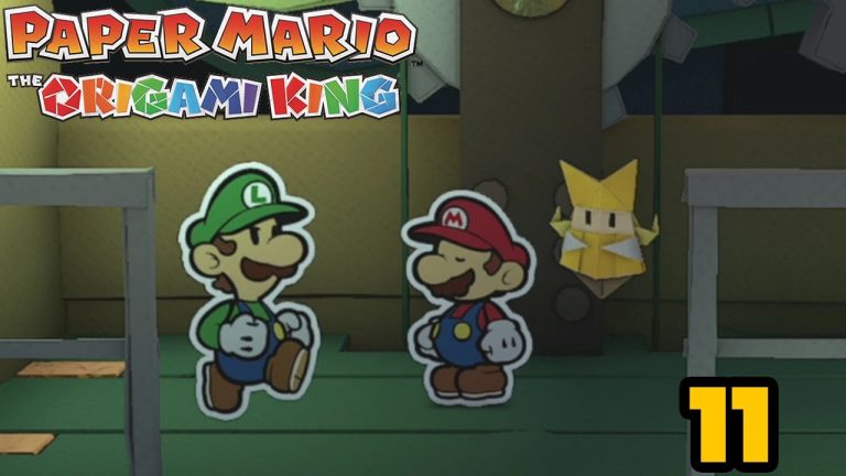 Paper Mario : The Origami King – Manoir Ninja, Luigi et la clé #11