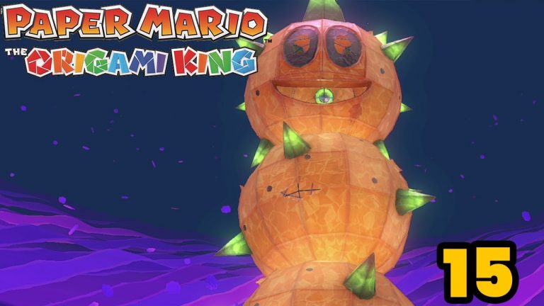 Paper Mario : The Origami King – Cactus géant et sauvetage du Professeur #15