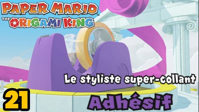 Paper Mario : The Origami King – Tour du Large, Adhésif, serpentin violet #21
