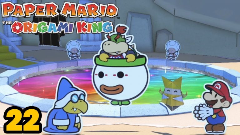 Paper Mario : The Origami King – Azur-les-Bains, il faut aider Bowser Jr #22