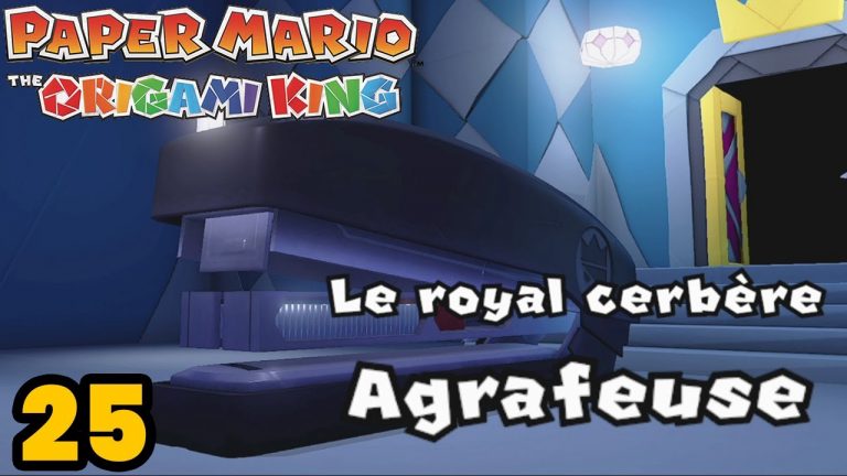 Paper Mario : The Origami King – Le chateau de Peach Chateau Origami et agrafeuse #25