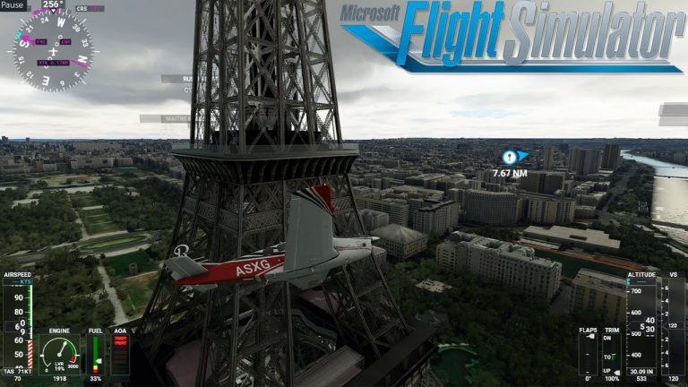 ✈ Flight Simulator 2020 – Vol au dessus de Paris – 09