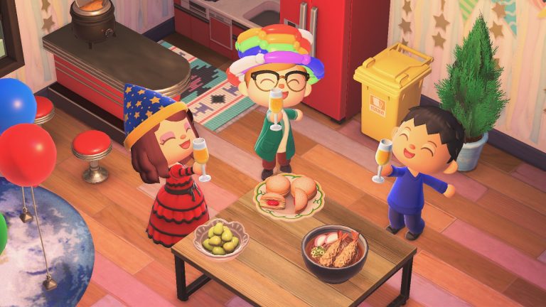 C’est le réveillon du nouvel an dans Animal Crossing New Horizons