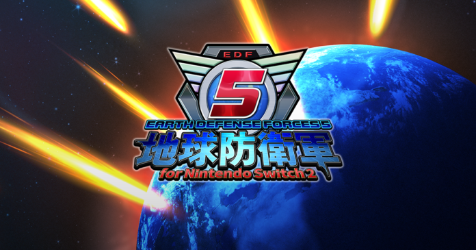 edf5-switch2-big-n Earth Defense Force 5 for Nintendo Switch 2, visuel officiel